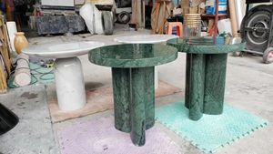 Losas de Mármol Verde Pulido Goldtop - Decoración de Estilo Moderno, Formato de Losa Grande para Pisos de Villas, Diseño Gráfico, 18 mm de Grosor, 5 Años de Garantía - Product Image 4