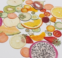 Echt Fruit Groente Plakjes Diy Kits Flatback Geperste Bloemen Fruit Specimen Epoxy Valentin 'S Day Kerst Easter Nieuwjaar