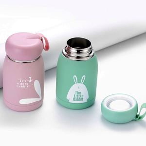 Cartoon Rabbit Stainless Steel Vacuum <b>Thermos</b> With Temperature Display For Children Travel Use - Product Image 2