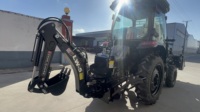 4x4 50PS Landwirtschaftlicher 4-Takt-Rasenmäher-Traktor zum Verkauf mit CE-Zertifizierung, Heckbagger und Lader