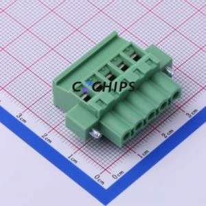 KF2EDGKBM-5.0-5P Plug-in Terminal Block P=5mm Connector Plug Screw Fixing 1x5P 5mm - Product Image 1
