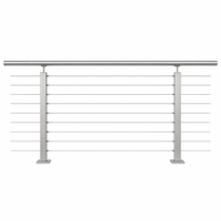 Système de balustrade et main courante anti-corrosion pour terrasse, escalier, poteau, câble et balcon