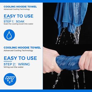 Serviette de sport rafraîchissante à capuche, séchage rapide et absorbante, idéale pour le fitness et le cyclisme - Product Image 3