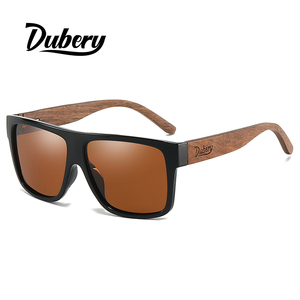 2024 DUBERY nouveau motif zèbre lunettes de soleil en bois pour hommes femmes noir noyer bois polarisé logo personnalisé sport lunettes de soleil <span class=keywords><strong>2023</strong></span> - Product Image 5