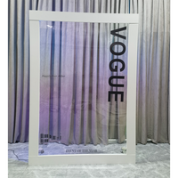 Cabina de Fotos Tipo Revista con Espejo LED de 21.5 Pulgadas, con Iluminación, Teléfono, Impresora de Ángulo Alto de 0.5