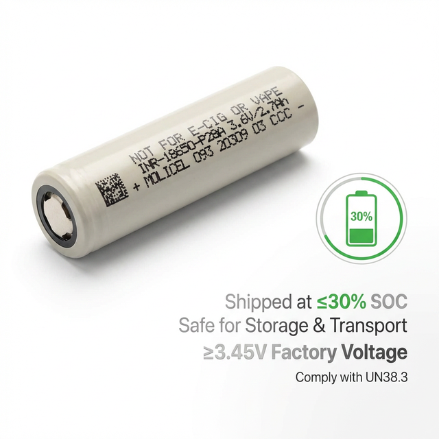 Top Rated INR18650-P28A 2800mAh 35A High Drain Battery Cell Compatible With Molicel P28A for High Power Flashlight Pack