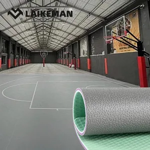 Hot Selling PVC Watertight Vinyl Flooring small stone surface for basketball pickleball court gym