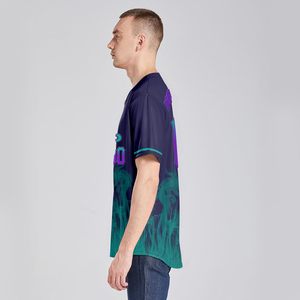 เสื้อเจอร์ซีย์เบสบอลลุกเป็นไฟสำหรับผู้ชายผู้หญิงเสื้อยูนิฟอร์มลายปัก/พิมพ์ชื่อกราฟิกรูปตัวเลขดีไซน์แบบ2025 - Product Image 5