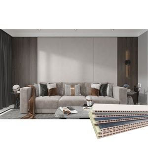 Panel de pared WPC de sala de estar de lujo con decoración de interiores fabricada en fábrica - Product Image 2
