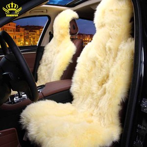 Funda Protectora de Asiento de Coche de Piel Sintética Afelpada de Lujo para Invierno, Universal para SUV, <span class=keywords><strong>Interior</strong></span> de Coche - Product Image 1