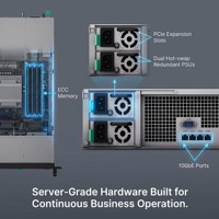 Synology RS3621RPXS 12-Bay 2U Rack NAS Xeon D-1531 Baru dengan Daya Redundan untuk Penyimpanan Virtualisasi Cadangan Perusahaan