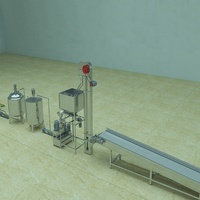 Ligne de production automatique multifonctionnelle de beurre de cacahuète et de tahini au sésame avec des machines de transformation laitière pour fruits et légumes