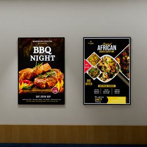 Advertising Light Boxes,Slim Light Box,<strong>Menu</strong> Backlit Light Box,Coffe Bar Light Box,Restaurant Advertising, Poster Frame Light Box - Product Image 5