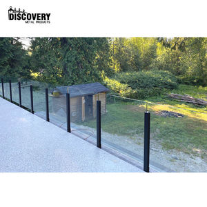 מעקה מעקה זכוכית בטיחות מעקה אלומיניום מעקה למרפסת וגרם מדרגות הרכבה בקלות - Product Image 2