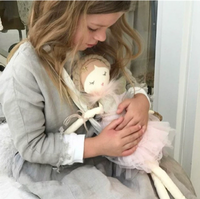 Peluche Fée des Fleurs Mignonne, Poupée Unisexe, Oreiller de Sommeil Princesse, Jouet Doux, Série Mode, Échelle 1:3, 30-50cm, 2-4 Ans, Anniversaire