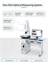 Machine de mesure optique automatique industrielle à un clic avec garantie d'un an pour utilisation en laboratoire
