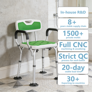 Chaise de douche en alliage d'aluminium Simplywalk 200 kg, robuste, pour toilettes, paraplégique, conforme <span class=keywords><strong>à</strong></span> la norme UKCA, <span class=keywords><strong>contrat</strong></span> annuel - Product Image 1