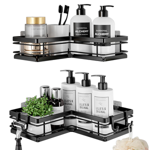 Set di 3 Mensole Adesive per Doccia Senza Foratura Antiruggine Mensola Angolare da Bagno a Basso Prezzo - Product Image 3