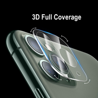 Protecteur d'écran d'objectif d'appareil photo pour IPhone 15 Pro Film de protection 3D verre trempé d'appareil photo à couverture complète pour iPhone 16 Pro Max