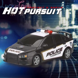 Voiture de police télécommandée à l'échelle 1/20 sur le thème de la ville, pour enfants, jouet en plastique à 4 canaux avec 22 designs et portée de 25 m - Product Image 2