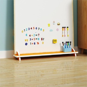 <span class=keywords><strong>Pizarra</strong></span> Educativa para Dibujar en Casa, Marco de Madera Maciza de Teca, <span class=keywords><strong>Pizarra</strong></span> Blanca y Negra, Juguete para Niños - Product Image 4
