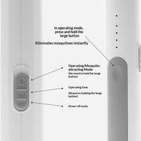 Lulu Home Raquette anti-moustiques électrique 2-en-1, lot de 2, 4000V, avec lumière LED, en métal, maille de sécurité à 3 couches