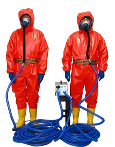 Appareil respiratoire électrique portatif de Long tube de protection chimique de pompier à trois usages - Product Image 1