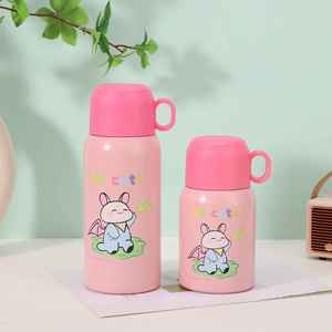 Cute Modern 316 Stainless Steel Vacuum Insulated Mug with 6-12 Hours Thermal Insulation Leak-Proof Lid & <b>Straw</b> - Product Image 3