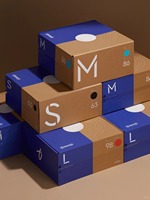 Boîtes de bandes de déchirure kraft brunes écologiques personnalisées carton ondulé emballage postal bande collante impression de logo pour les petites entreprises