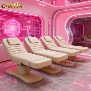 Morden Cosmetic Lusso Moderna Rosa Salon Mobili 4 Motori Elettrico per Massaggio del Viso Lettino per il Letto Spa - Product Image 6