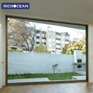 Fenêtres fixes en verre du sol au plafond en aluminium moderne RICHOCEAN, étanches, à double vitrage trempé - Product Image 3