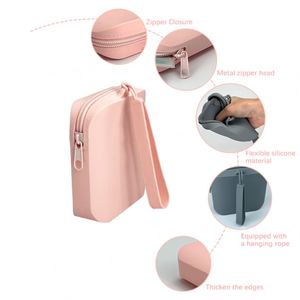 Premium Women's & Men's Silicone Waterproof Dog Food Pack Outdoor <b>Pet</b> <b>Carrier</b> Bag With Zipper Closure Brand - Product Image 3