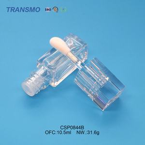 Tube de brillant à lèvres personnalisé avec logo, 10 ml, design carré, grand pinceau pour tube d'huile à lèvres haute capacité - Product Image 4