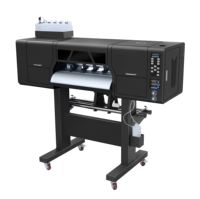 24 pulgadas 60cm A1 Dtf cabezal de impresora I3200 I1600 XP600 Imprimante Dtf 60cm con agitador de horno y secadora Dtf máquina de impresora 24 pulgadas
