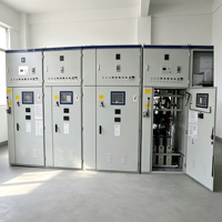 Armoire de distribution électrique à compensation réactive ZHUOLI moyenne tension (10-12kV) IP4X, courant 100A-1250A, fréquence 50/60Hz