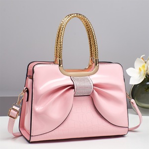 I-0610 femmes grande capacité bandoulière sac à bandoulière mode cuir PU brillant sac à main avec fermeture éclair motif de bonbons en gros - Product Image 6