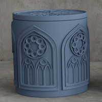Pot à bougie design en relief de style architectural CH récipient à bougie bleu de luxe récipient à bougie avec couvercle