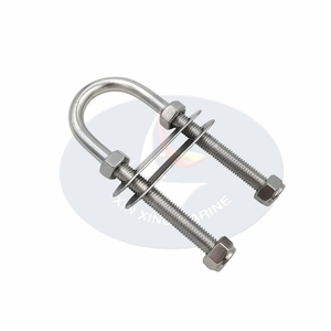 Boulon en U de <span class=keywords><strong>bateau</strong></span> en acier inoxydable poli, matériel de marine poli, bon marché avec plaque et écrous - Product Image 2