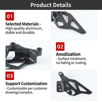 Protection de pignon avant en aluminium aérospatial CNC pour Yamaha Tenere 700 1200 Tracer