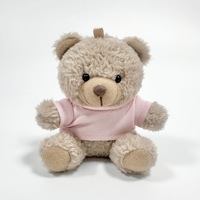 Ours en peluche personnalisé pendentif poupée en peluche coloré bébé vêtements porte-clés achat compagnon cadeau logo imprimé jouet