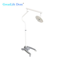 Lámpara de Examen sin Sombra Greatlife Dent 50000Lux para Odontología, Cirugía ENT, Veterinaria, con Sensor Táctil LED, Iluminación para Cirugía de Mascotas