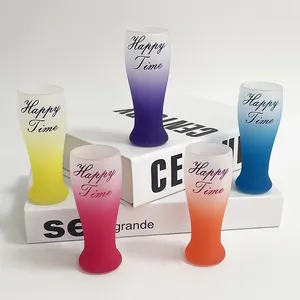 Hot Selling 2OZ Mini Beer Glass Cold Color Changing Coating Shot Glasses For Whiskey In Party Souvenir Cup