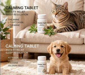 Tabletas de Apoyo Inmunológico, Vitaminas y Minerales para Perros y Gatos, Absorción Rápida, Seguras, Alivian el Miedo a Viajes/Tormentas, Promueven un Sueño Profundo - Product Image 4