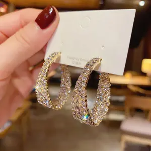 Ztech — boucles d'oreilles en strass pour femmes, bijoux féminins, simples et élégants, avec pompon, style japonais, coréen, amour, 2022