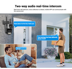 <span class=keywords><strong>Camera</strong></span> giám sát JOAREON New Icsee ba ống kính 8MP HD, tầm nhìn ban đêm, không dây, Wifi, thông minh, điều khiển từ xa, ngoài trời, PTZ - Product Image 4