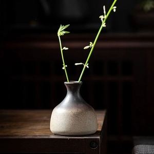 Vase <span class=keywords><strong>de</strong></span> <span class=keywords><strong>poterie</strong></span> grossière fait main chinois rétro décoration chic Vases en terre cuite en céramique pour la maison - Product Image 5