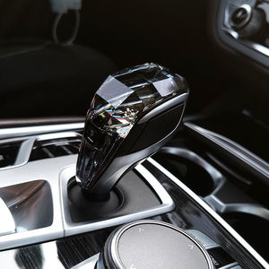 Pommeau de levier de vitesses en cristal pour <span class=keywords><strong>BMW</strong></span> <span class=keywords><strong>Série</strong></span> <span class=keywords><strong>1</strong></span> 2 3 4 5 6 7 X Z |   Housse en cuir + cristal style M3 |   Accessoire de remplacement pour pommeau de levier de vitesse - Product Image 3