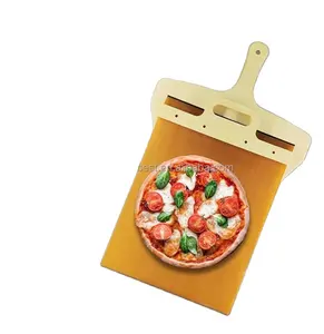 滑动披萨果皮铲帕拉披萨Scorrevole板，带烤箱披萨刮刀桨手柄