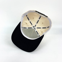 Gorra Deportiva de 5 Paneles con Visera Plana para Hombre, Diseño de Puntos, Tela Oxford, Bordado a Mano, Estilo Dobby, para Golf y Béisbol