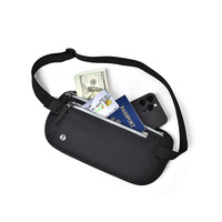 Sac banane imperméable anti-RFID à porter sous les vêtements pour passeports et documents – Sacoche de poitrine